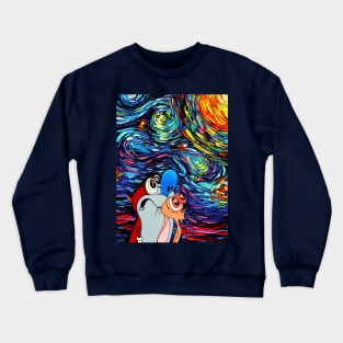 van Gogh Never Experienced Space Madness Crewneck Sweatshirt